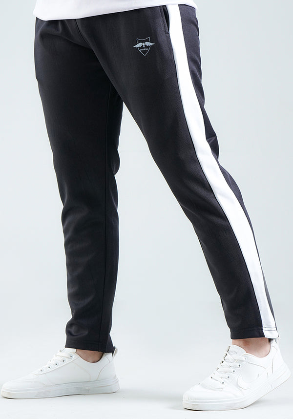 OMRAG - Joggers Gym and Casual Trousers White Sides