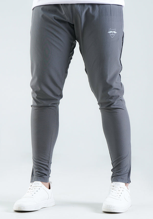OMRAG - Grey Pant Trouser with zip style