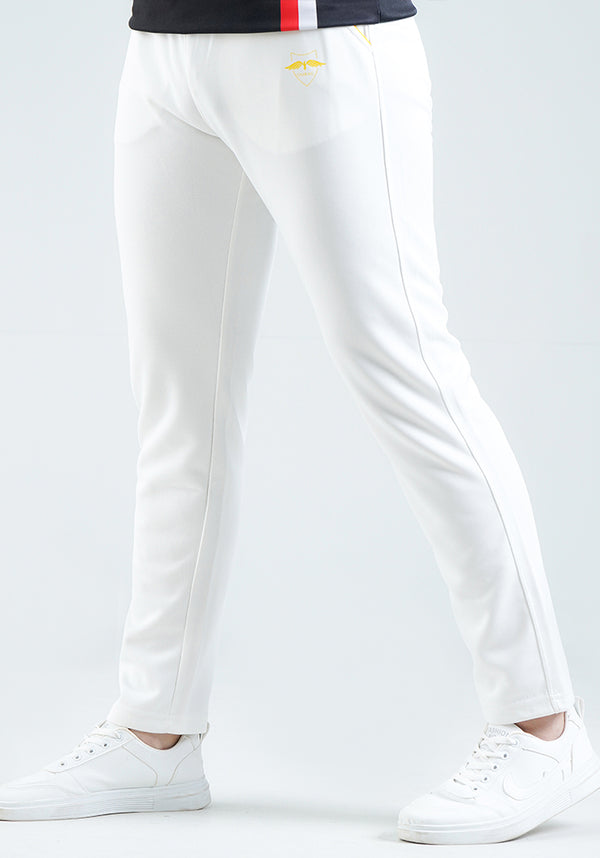 OMRAG - White and Yellow pant Trouser