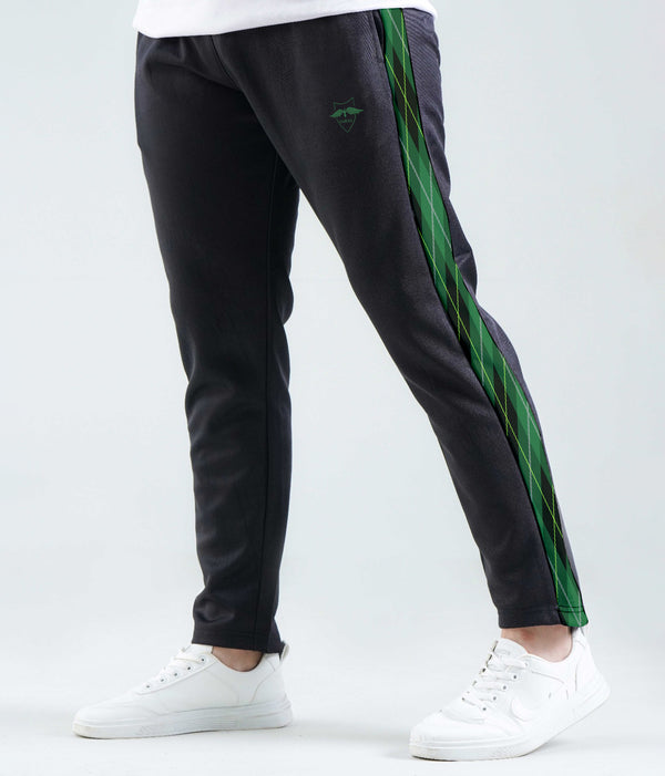 OMRAG - Activewear Trouser Green Pattern Sides