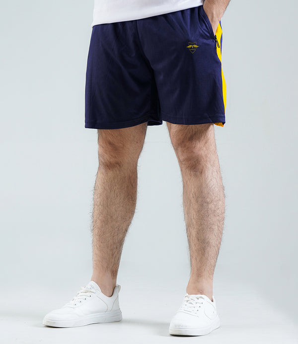 OMRAG - Sweat Comfy Stretchable Shorts yellow Sides