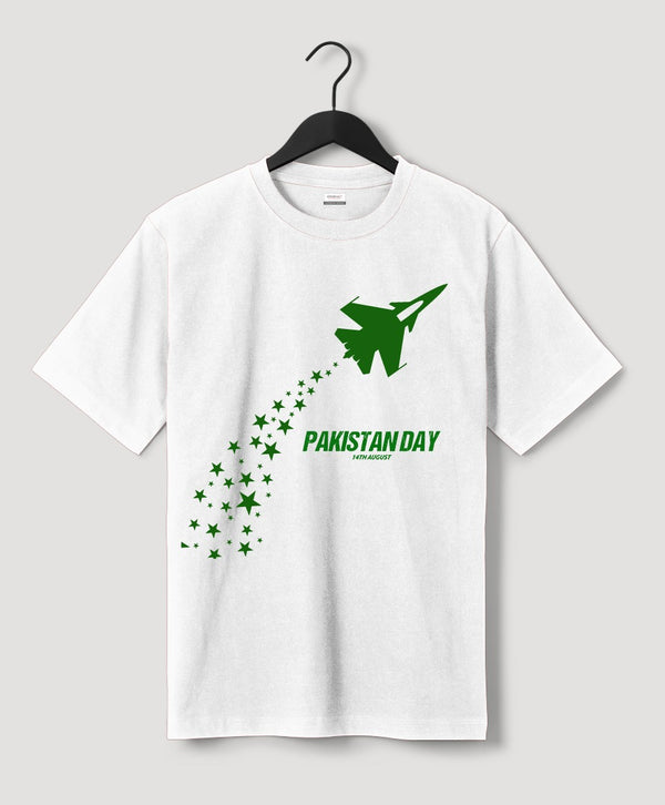 OMRAG - Clothing - Half Sleeve T-Shirt - Green - Pakistan Day