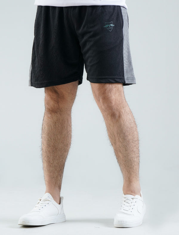 OMRAG - Sweat Comfy Stretchable Shorts Mesh and Gray