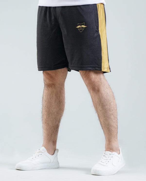 OMRAG - Sweat Comfy Stretchable Shorts Golden Sides