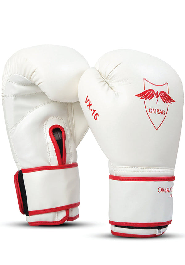 OMRAG Boxing Gloves Red & White Classic Edition - OMRAG