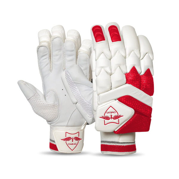 OMRAG – Batting Gloves – Flex Edition – Red & White