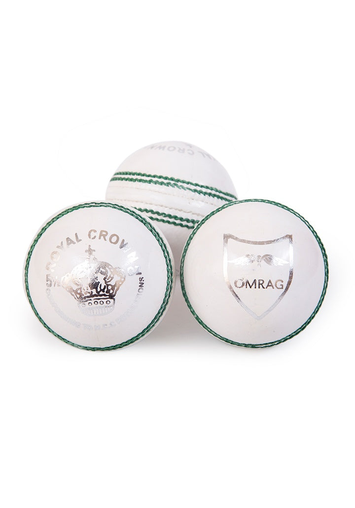 OMRAG - Cricket Balls Hand Stiched - White - Classic Edition - OMRAG