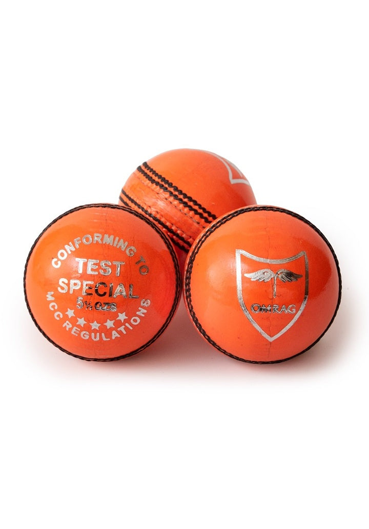 OMRAG - Cricket Balls Hand Stiched - Orange - Flex Edition - OMRAG