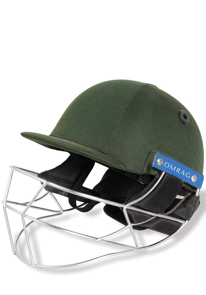 OMRAG -Batting Helmet - Classic Style - Protection - Green - OMRAG