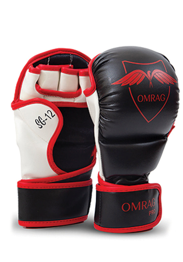 OMAG - MMA Sparring Gloves - Red - OMRAG