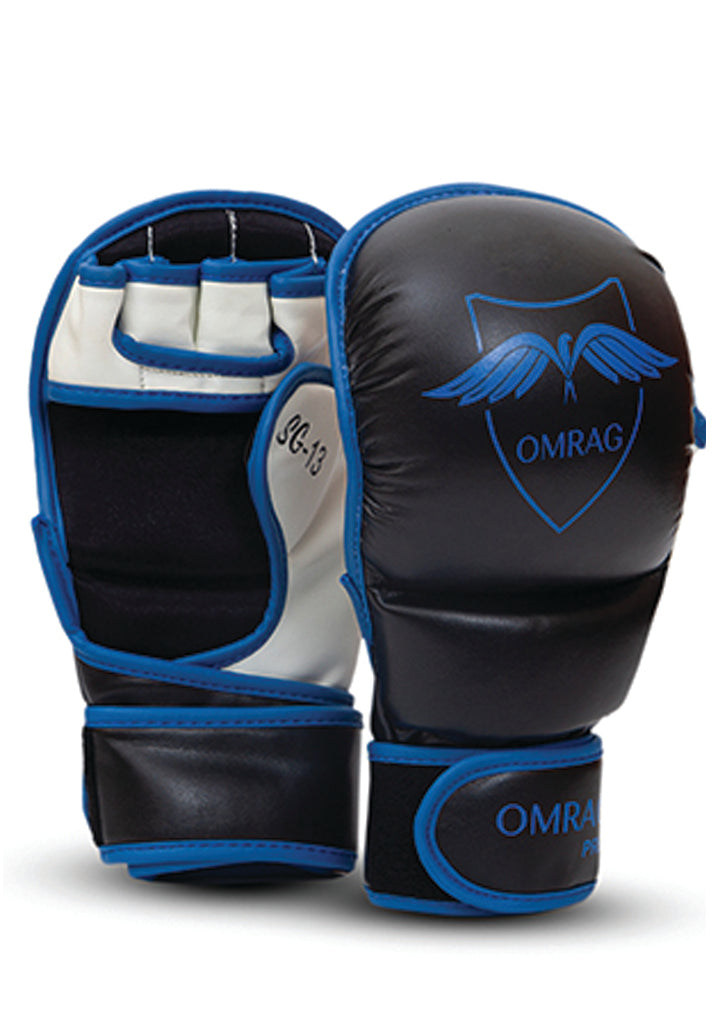 OMAG - MMA Sparring Gloves - Blue - Classic Edition - OMRAG